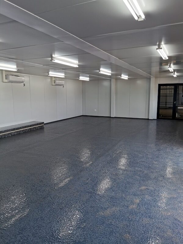 Joined Office Container Conversion