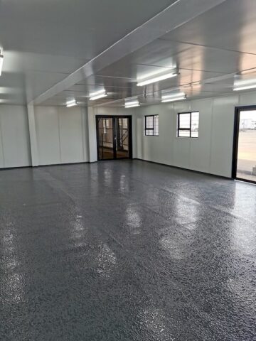 Open Plan Joined Office Container Conversion